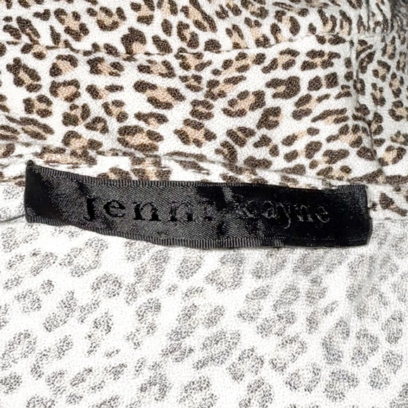 NWOT Jenni Kayne Leopard Print Soft Tee Dress S - Picture 4 of 7